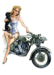 WW2 Jane and Matchless.